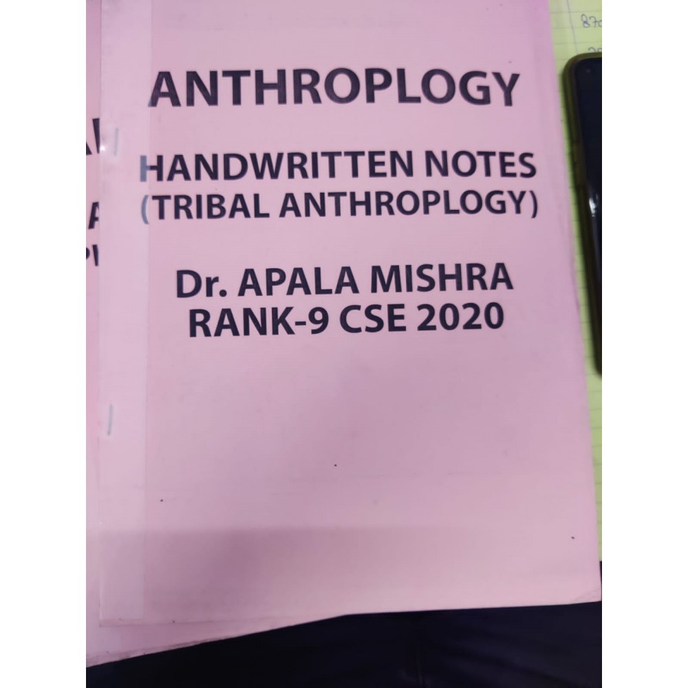 Apala Mishra Anthropology Optional Class Notes | English medium